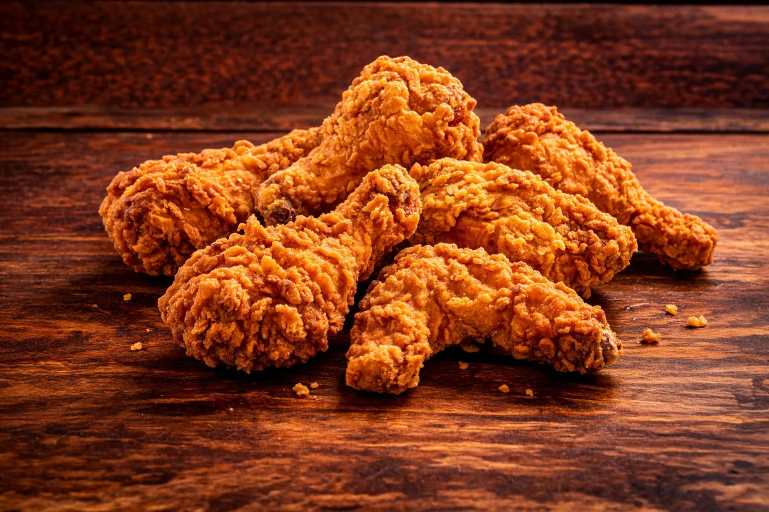 Crispy chicken wings at Texas Backyard.